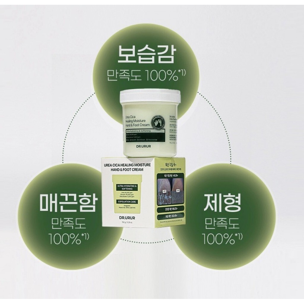 (預購商品 9/3收單) 韓國Dr.URUR 積雪草修護手足霜-140g