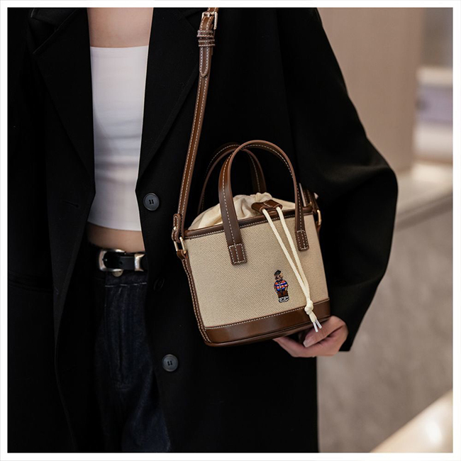 NEW 熊熊束口水桶包-現貨