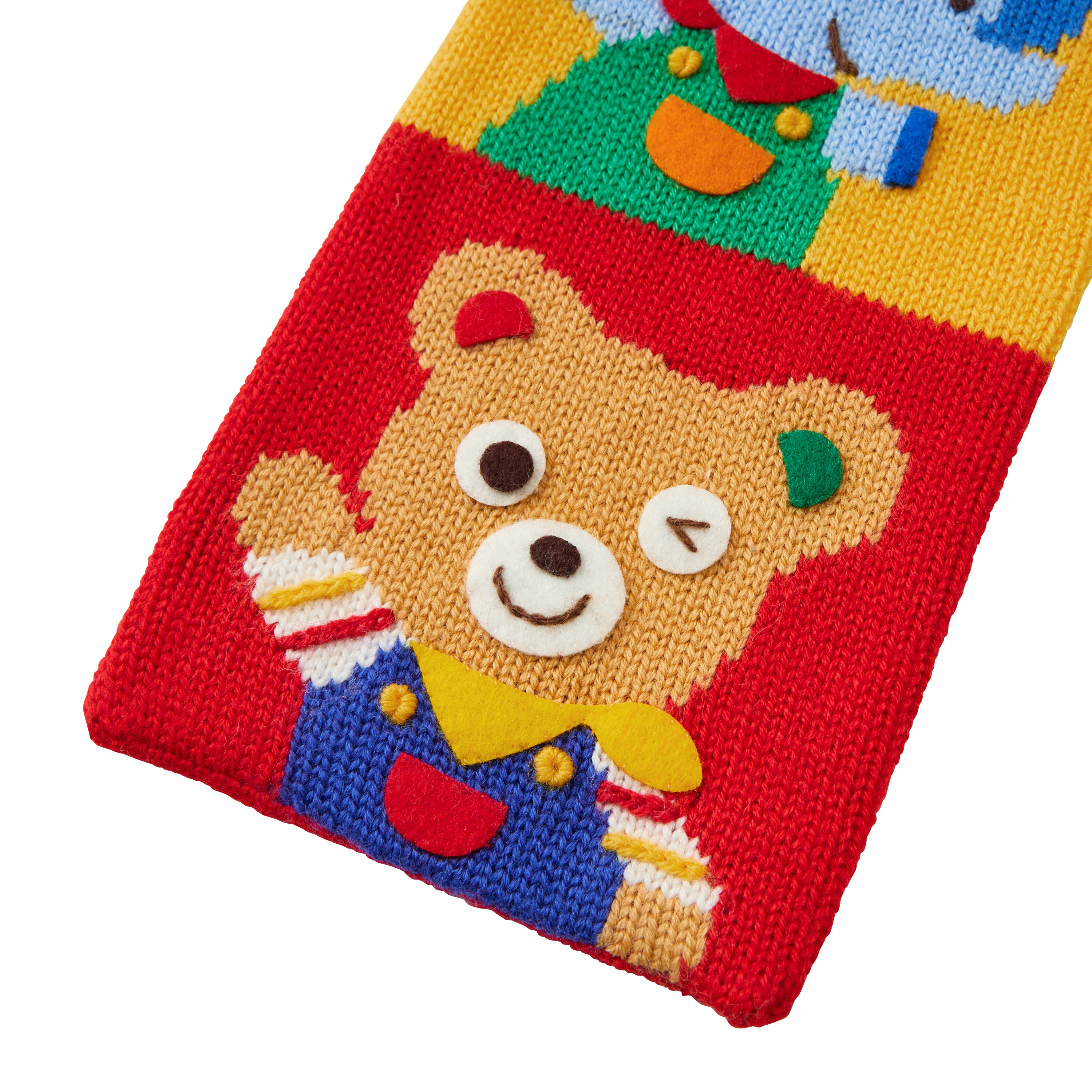 MH 動物格子針織圍巾