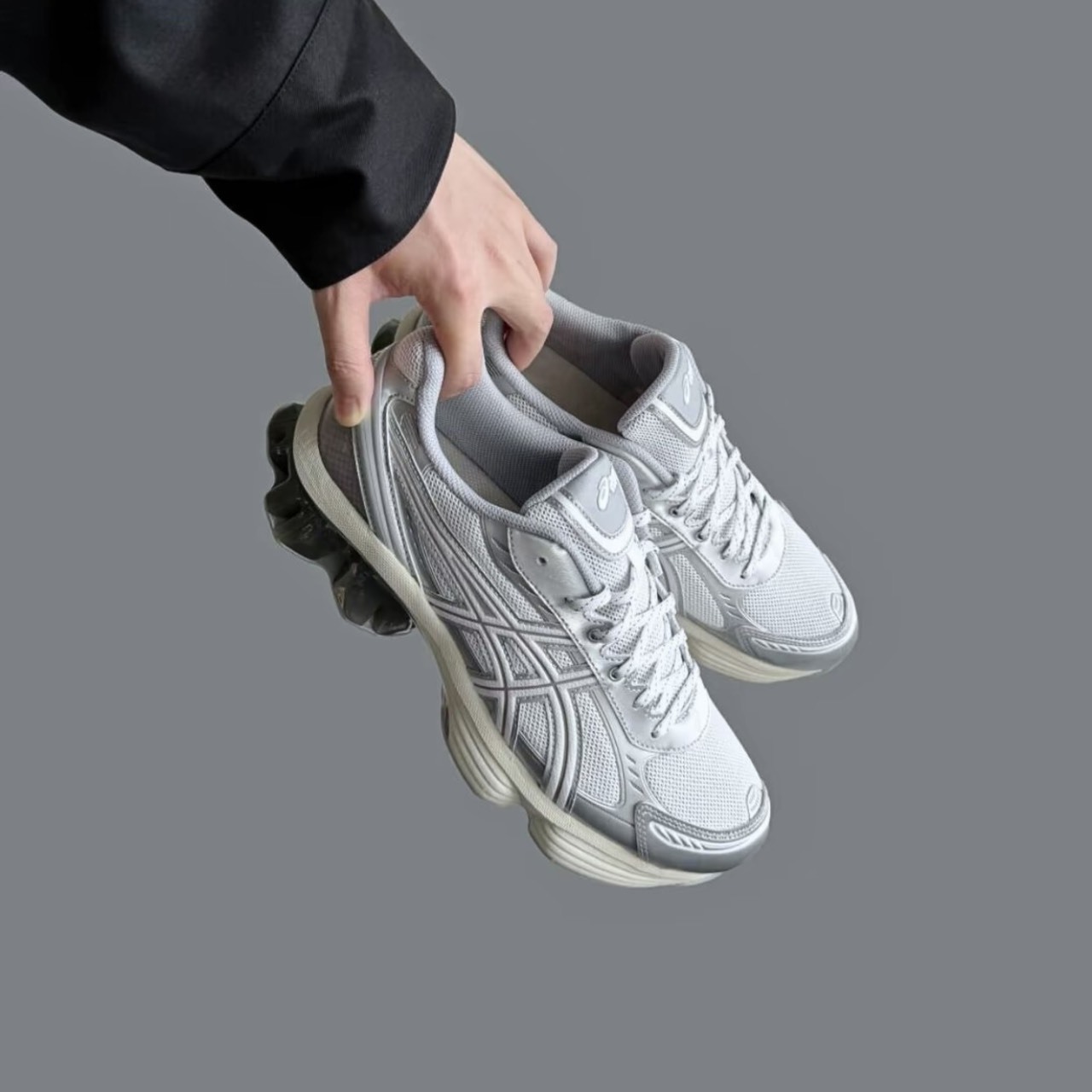 "代購" ASICS Gel-Kinetic Fluent White 白銀 男鞋 1203A591-101