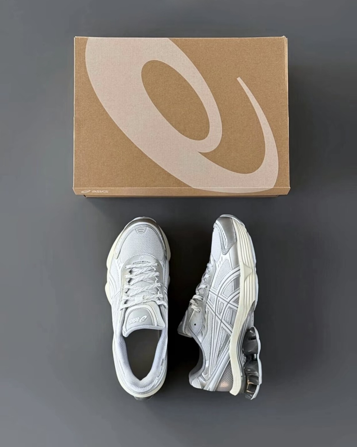 "代購" ASICS Gel-Kinetic Fluent White 白銀 男鞋 1203A591-101