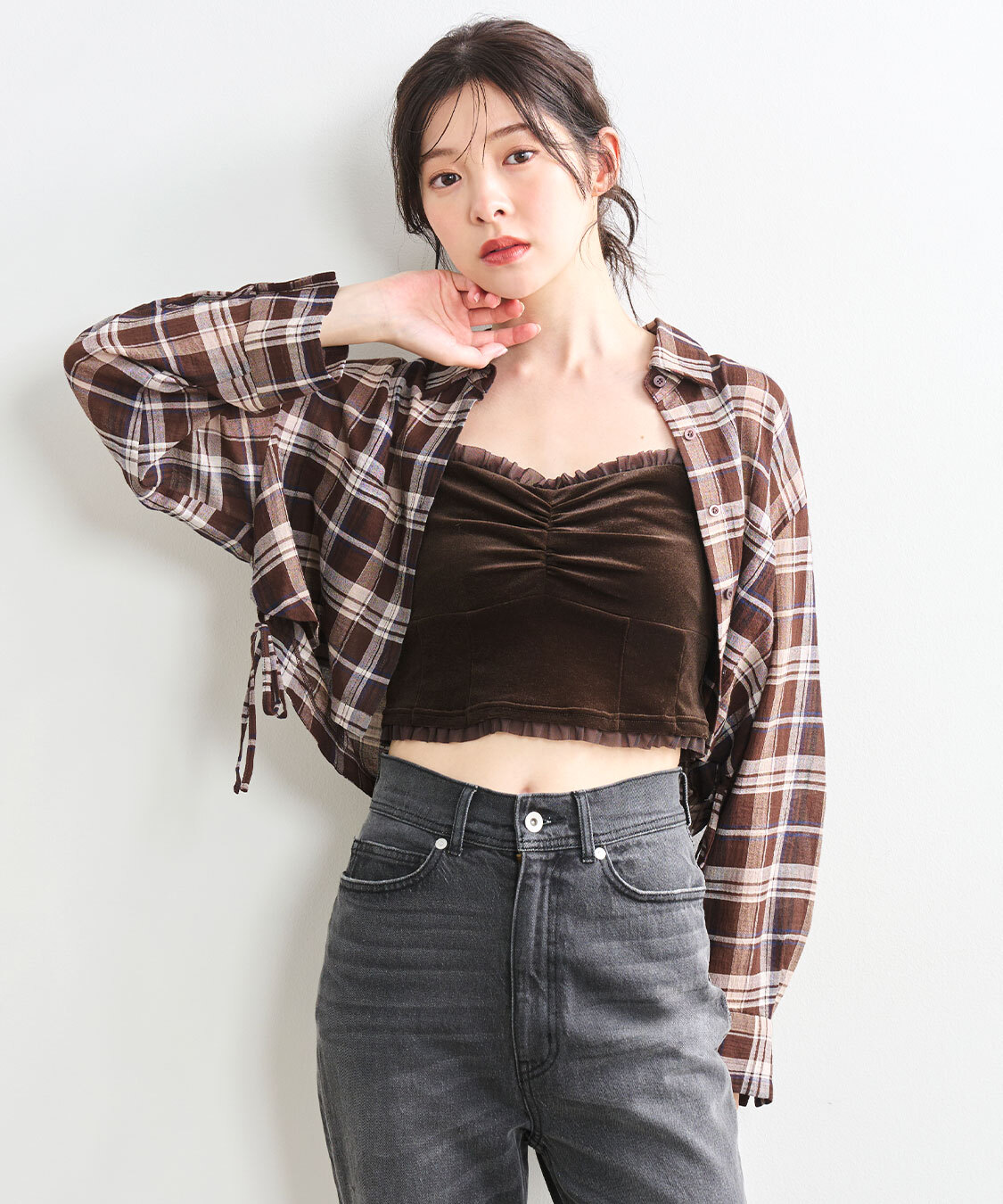 [預購] 折扣 COCO DEAL 絨面胸衣吊帶背心