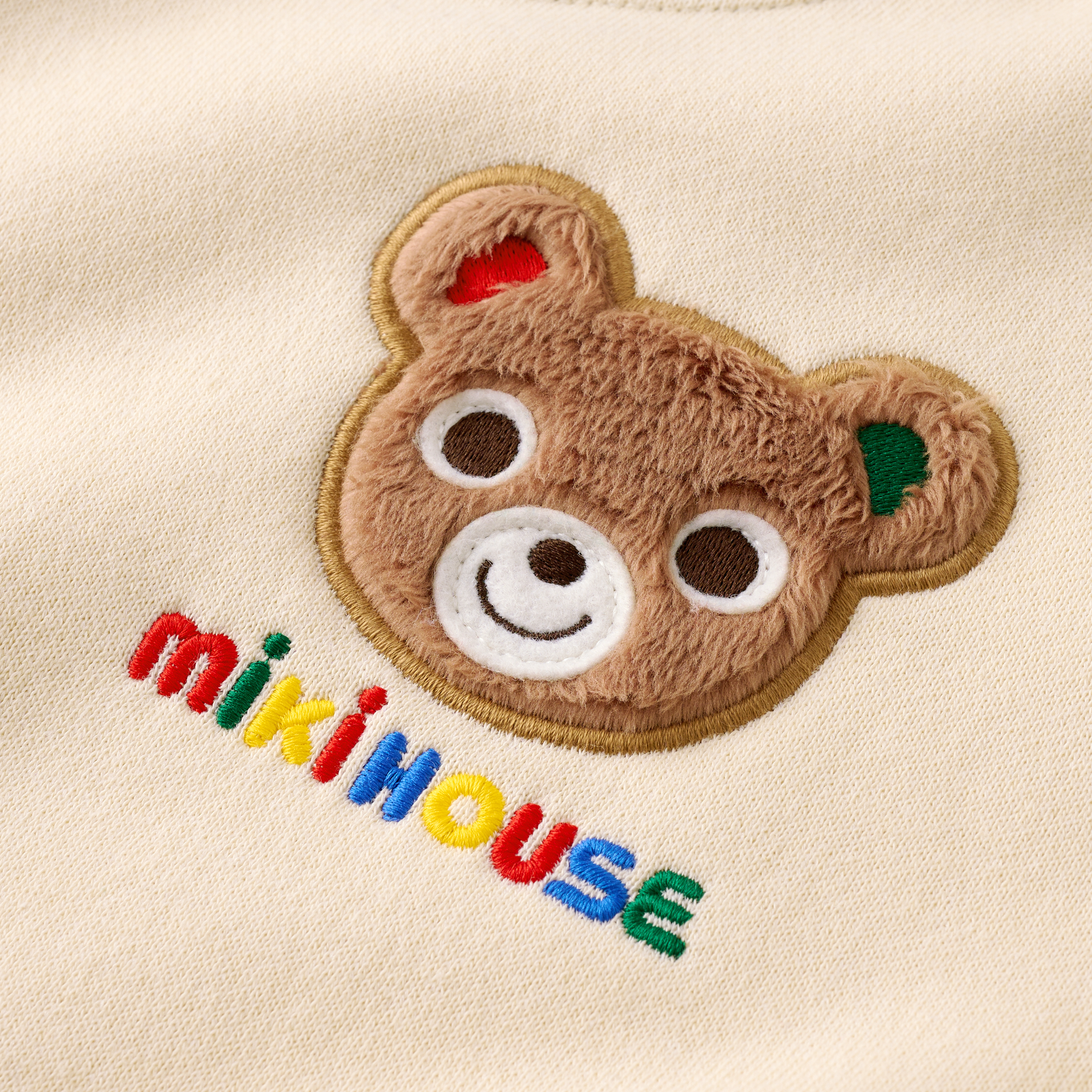 MH 拼色小熊logo衛衣