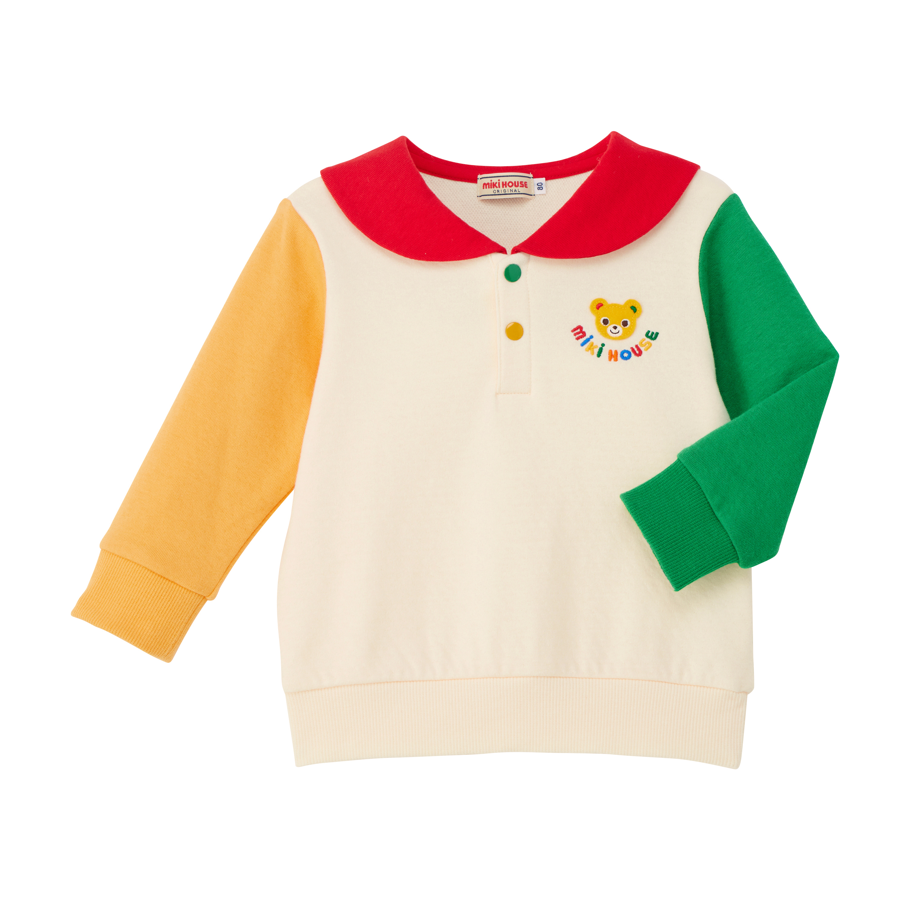 MH 拼色翻領衛衣