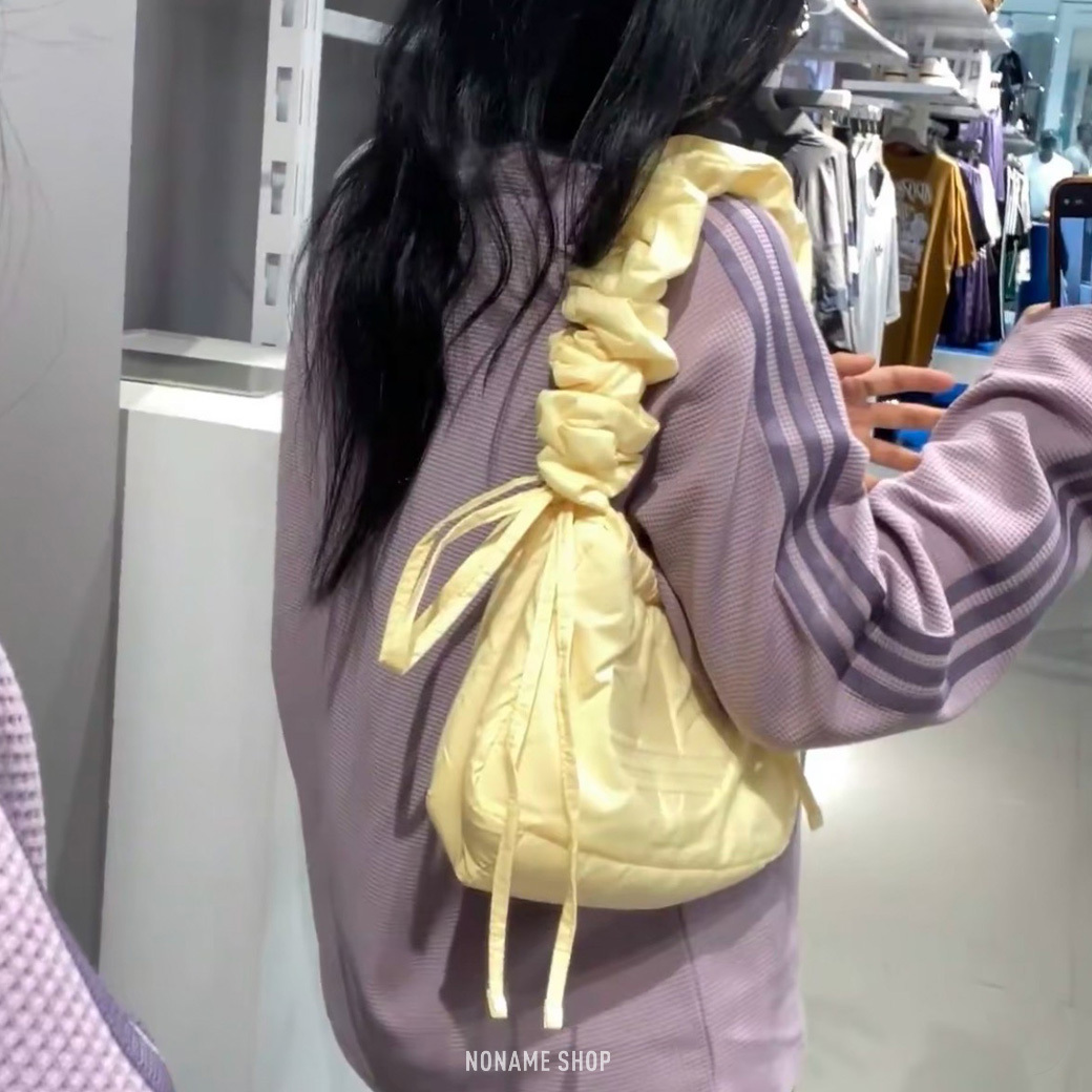 ADIDAS ORIGINALS 三葉草 抽繩 雲朵包 斜背包 兩色