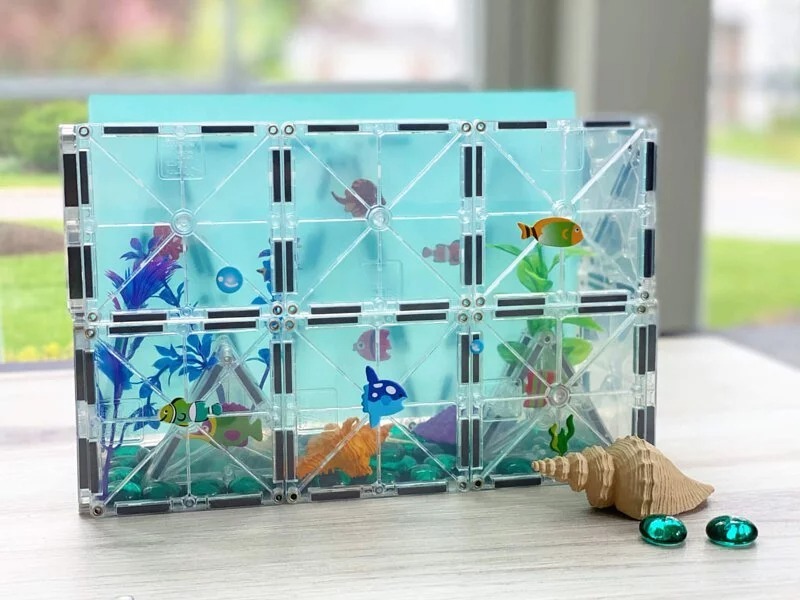 Magna-Tiles® 冰磚磁力積木16片