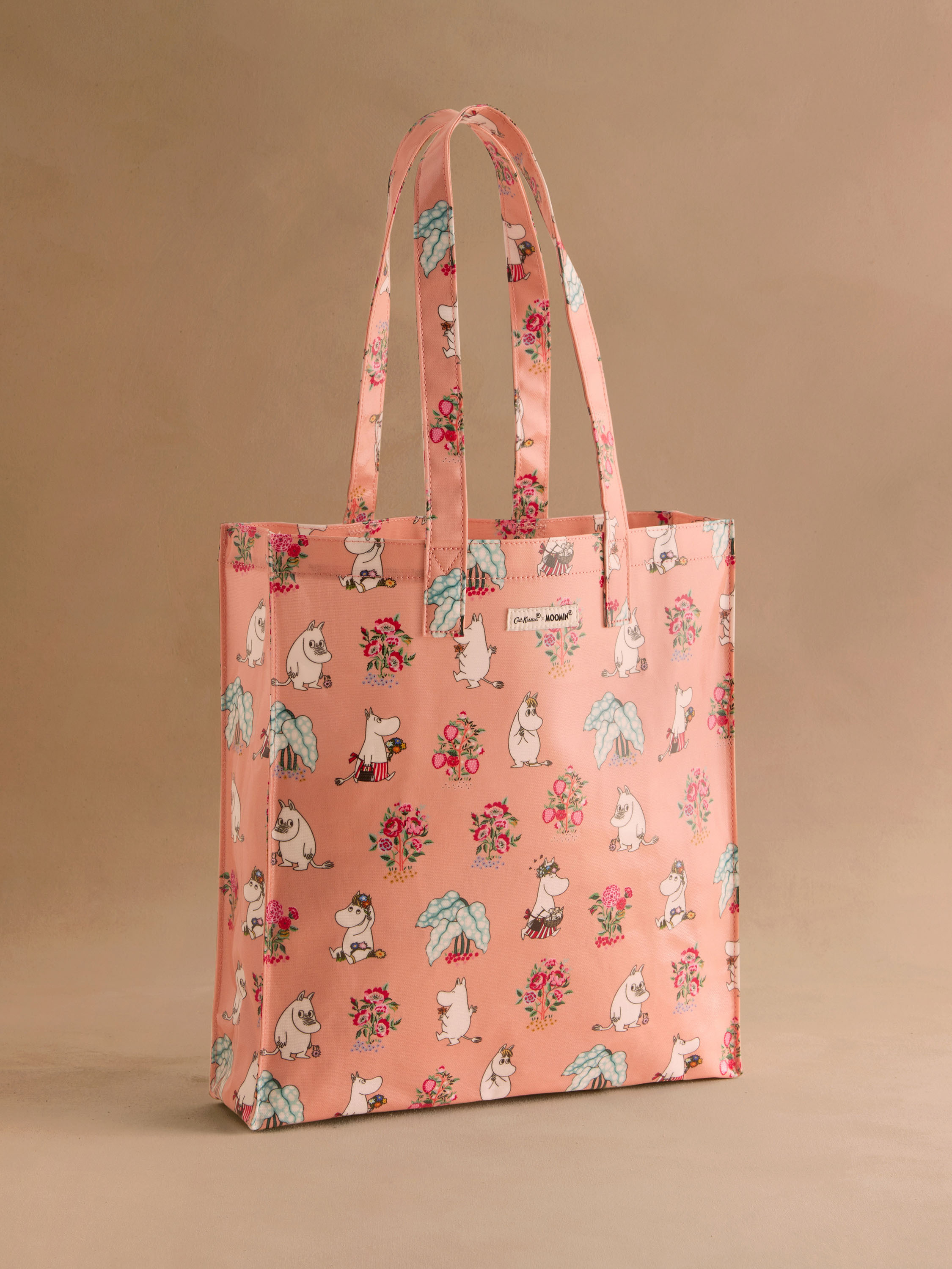 Moomin Bunches 防潑水直式印花書袋