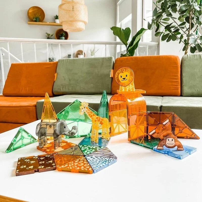 Magna-Tiles®磁力積木25片-非洲動物