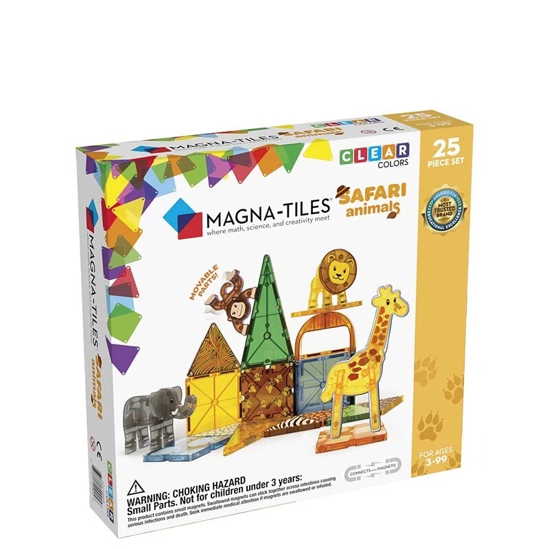 Magna-Tiles®磁力積木25片-非洲動物