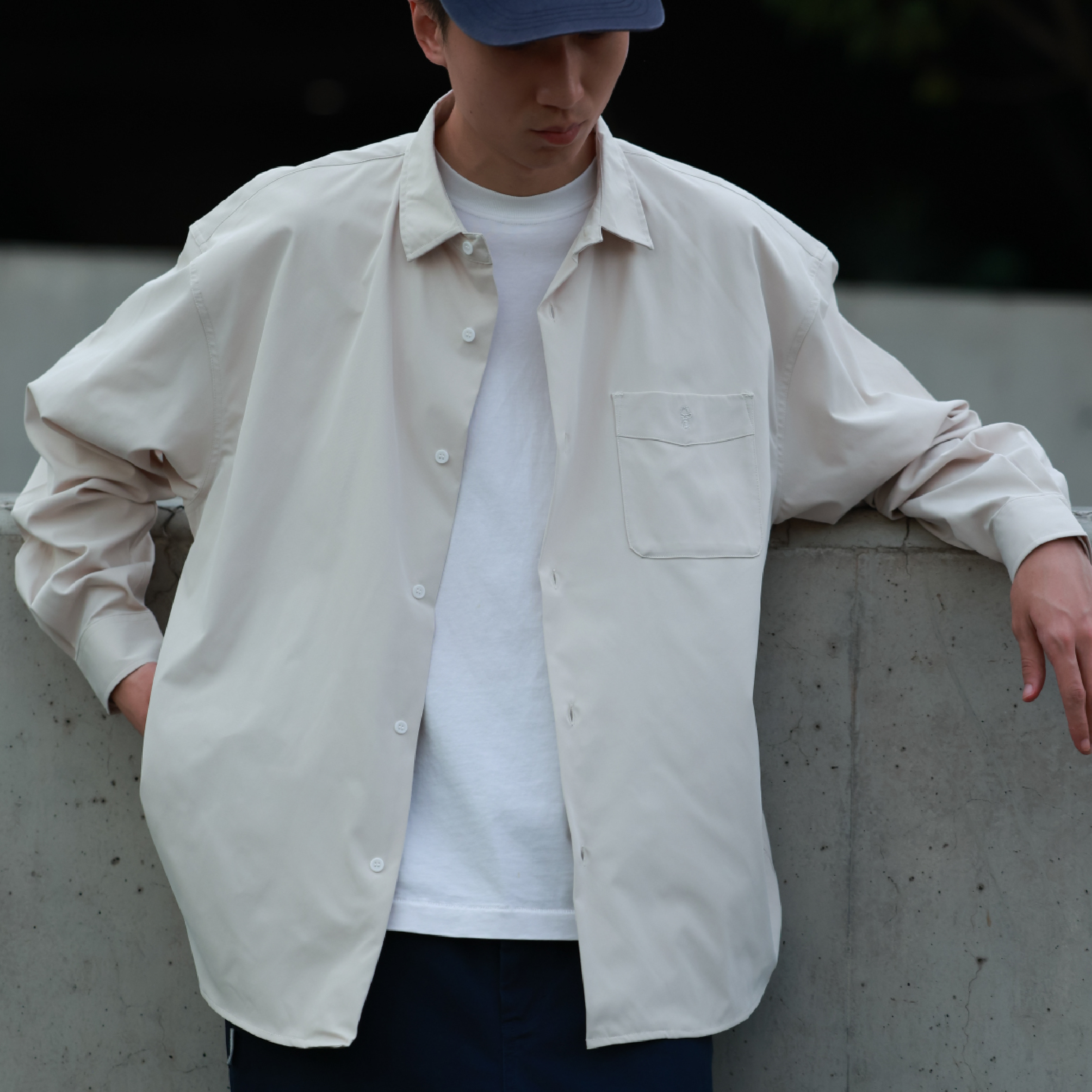 PIN SKTBS Solotex® Shirt 基礎口袋 長袖襯衫 [P-S07]