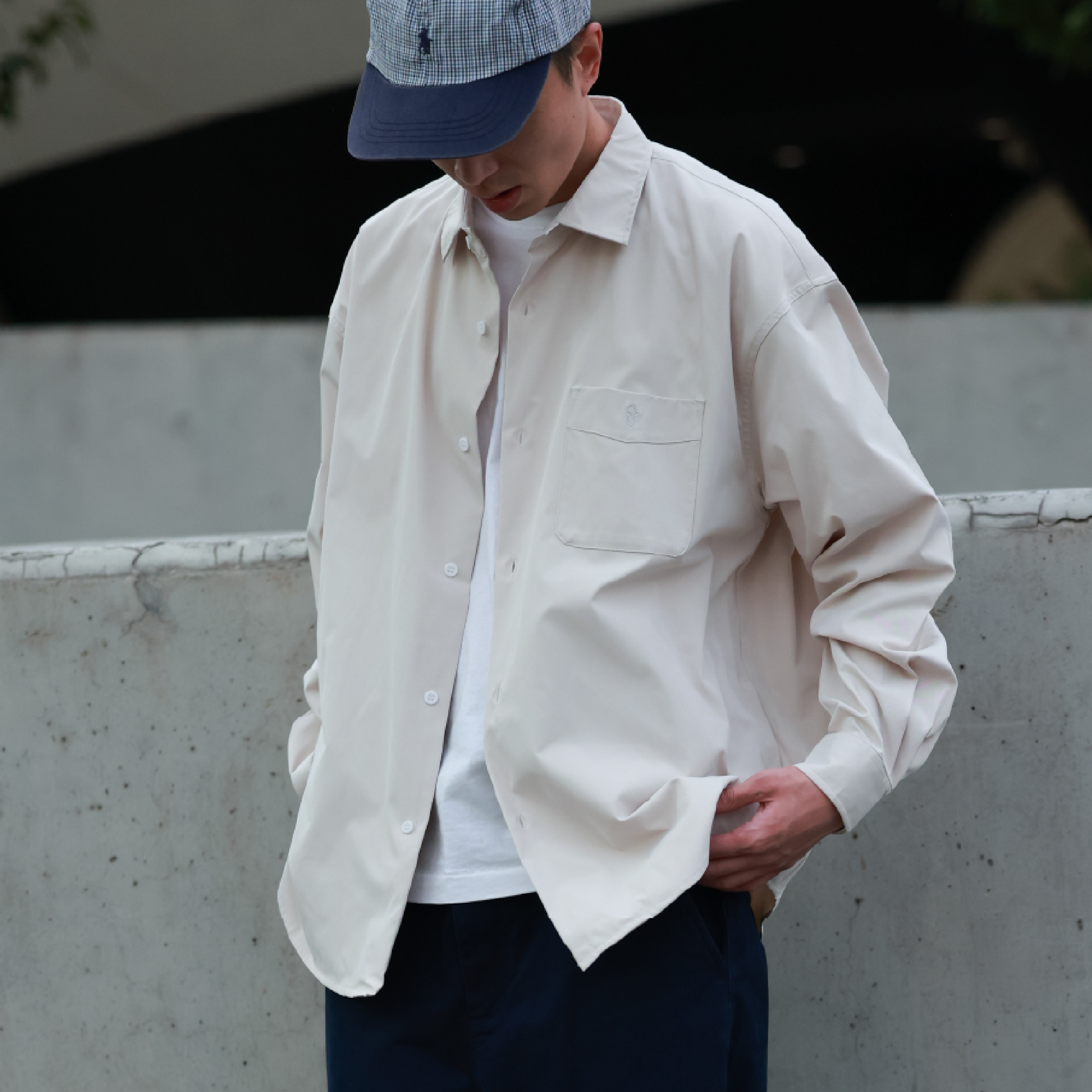 PIN SKTBS Solotex® Shirt 基礎口袋 長袖襯衫 [P-S07]