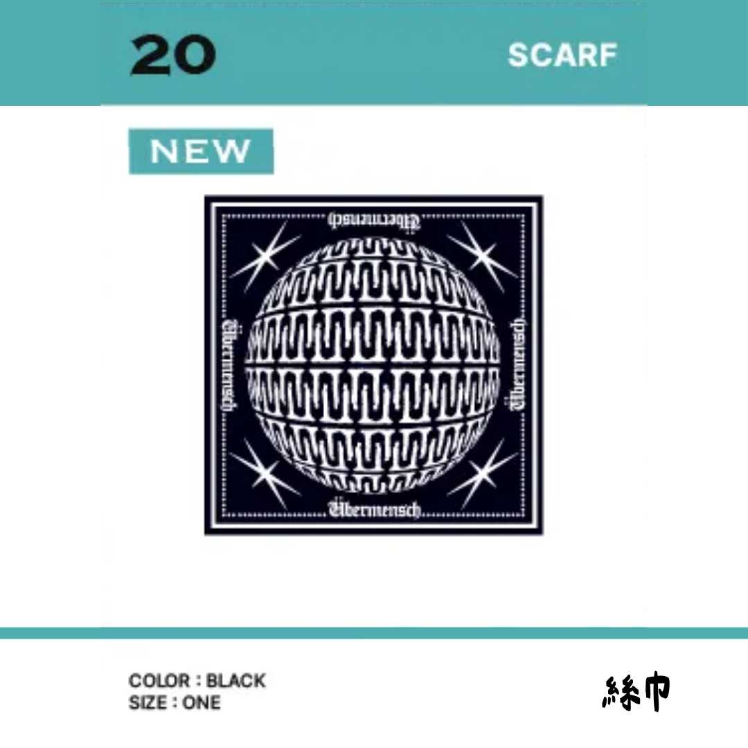 現貨供應🌼G-DRAGON GD 權志龍 展覽限定周邊 20 絲巾
