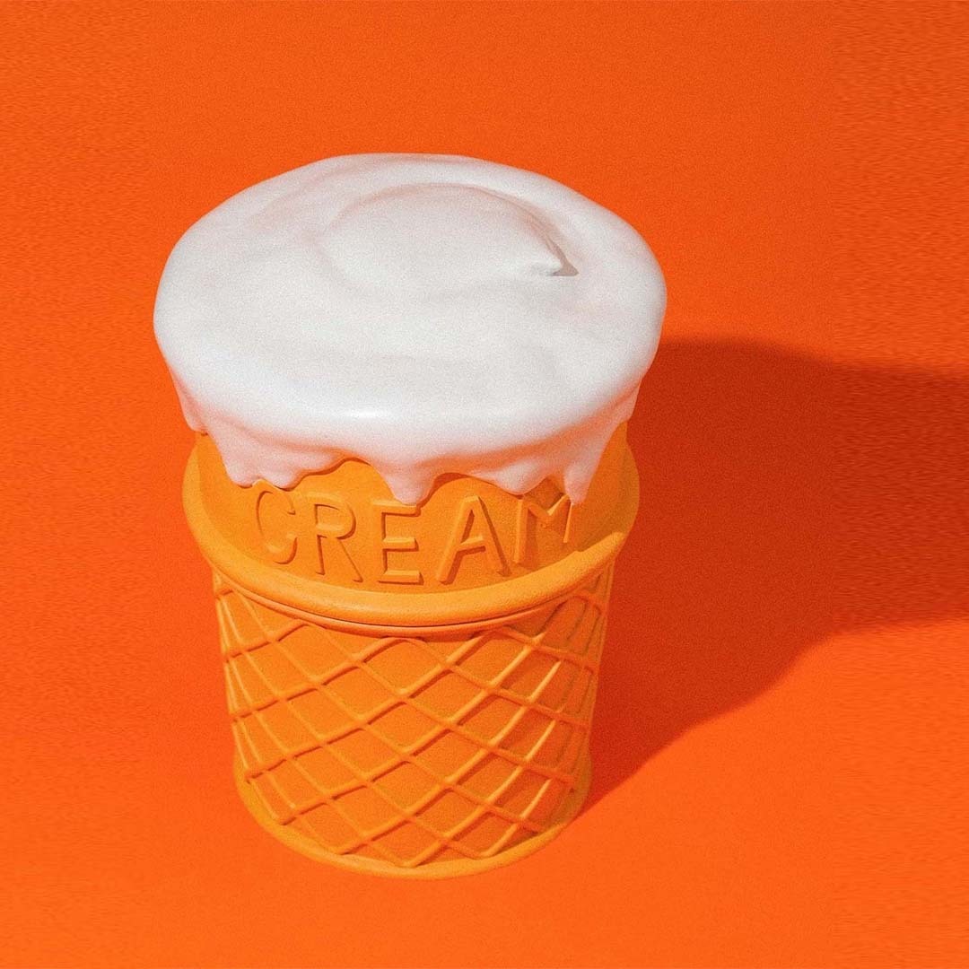 『代購商品』2025SS BEAMS ROTARY HERO / GIANT FOOD STOOL ICE CREAM 甜筒 冰淇淋 椅子