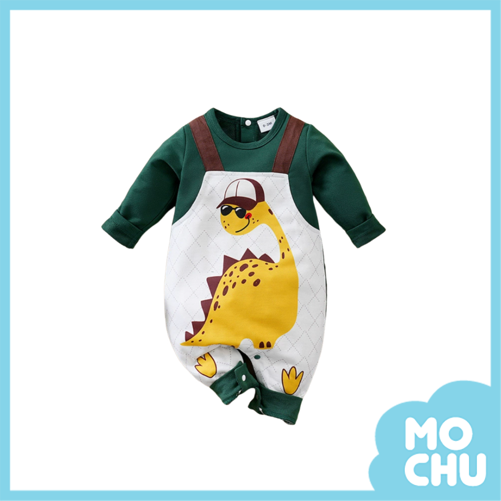 墨鏡恐龍長袖連身衣