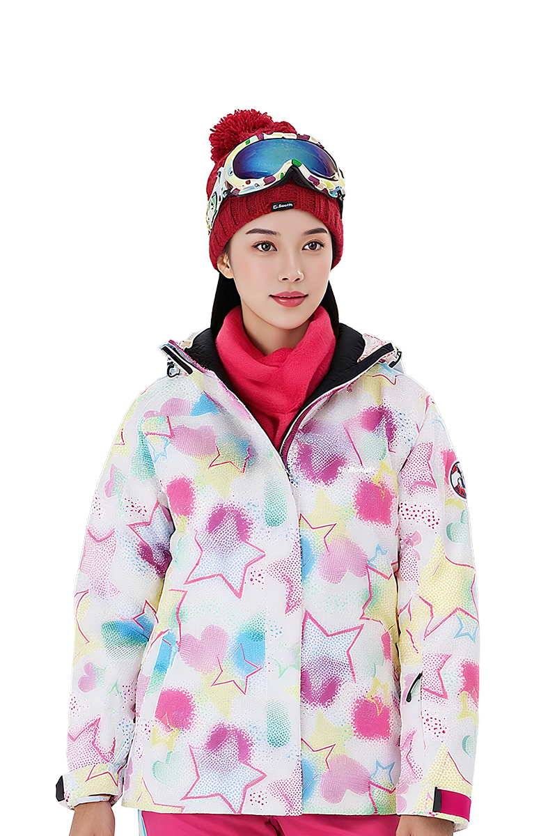 時尚迷彩保暖雪服｜女款 FW9021 (雪衣 滑雪服 滑雪配備 雪地)