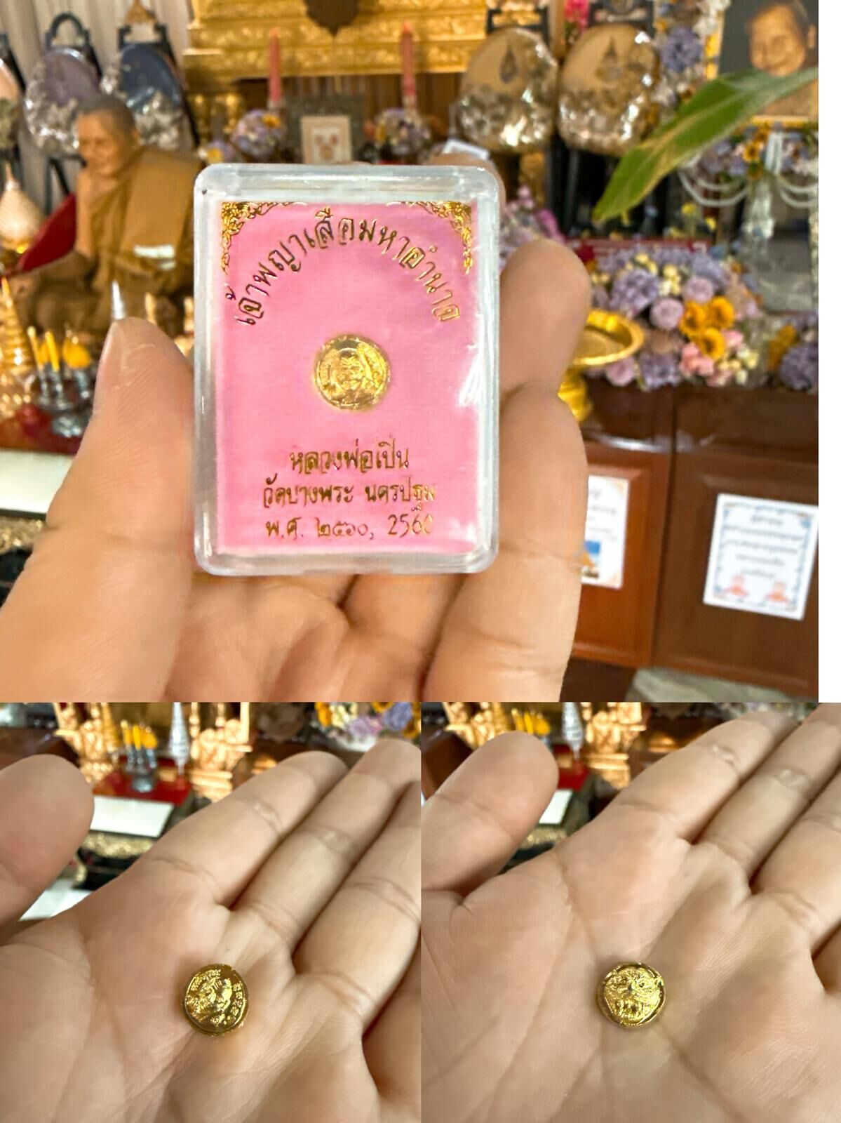 龍婆本廟佛曆 2560 （8年牌） 開光富貴自身老虎小金豆🌟