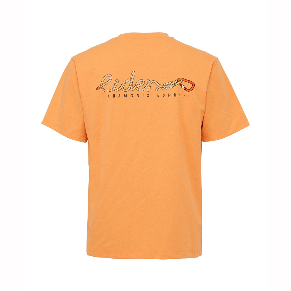 【EIDER】中性TROPEZ涼感印花短袖上衣/25EDUM25267-[芒果黃、奶油白]