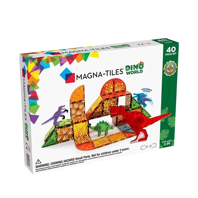 Magna-Tiles®磁力積木-恐龍世界 40片