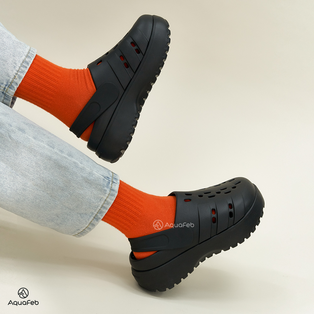 Adidas Adilette Clog Platform 女鞋 黑色 厚底 增高 透氣 防滑 拖鞋 JP9577