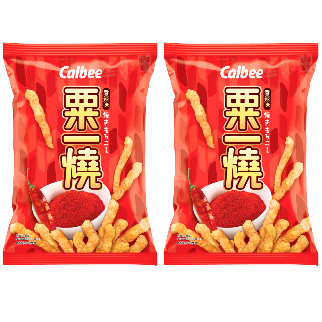 卡樂B粟一燒(香辣味)  80G X 2 (紅)