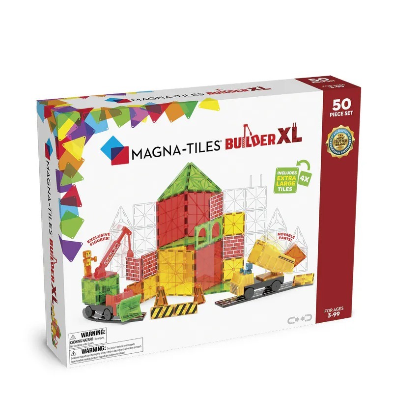 Magna-Tiles® 磁力積木-工程基地 50片 XL