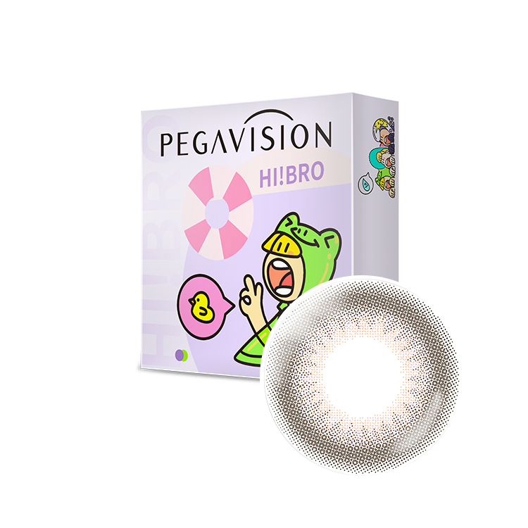 晶碩HiBro彩色日拋一見棕情(10片)