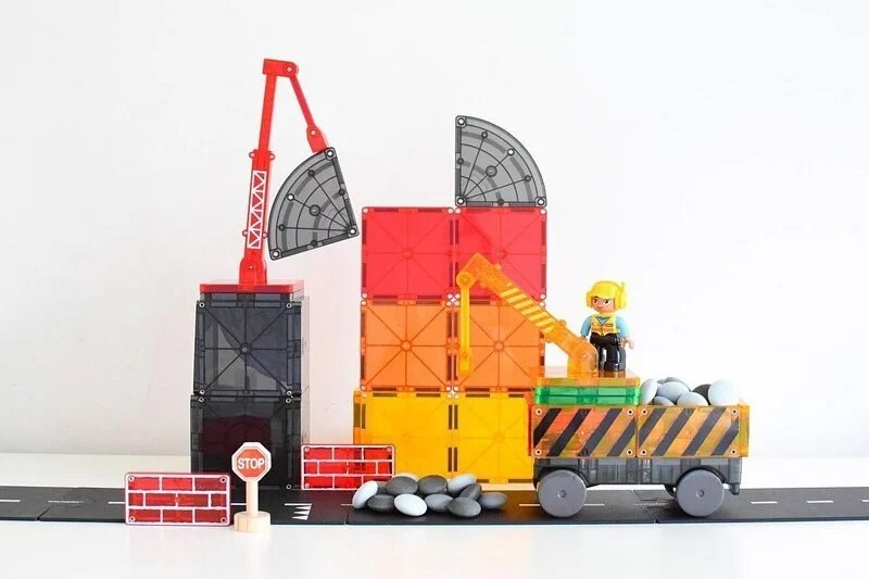 Magna-Tiles®磁力積木32片-工程基地