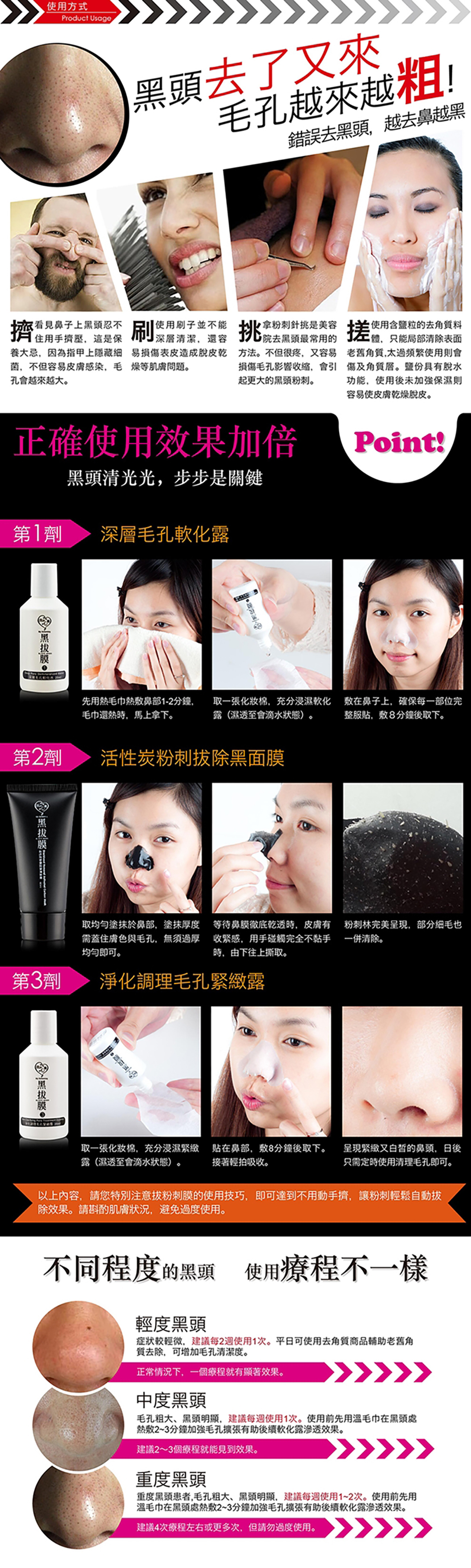 我的心機 黑頭終結粉刺拔膜組 升級版