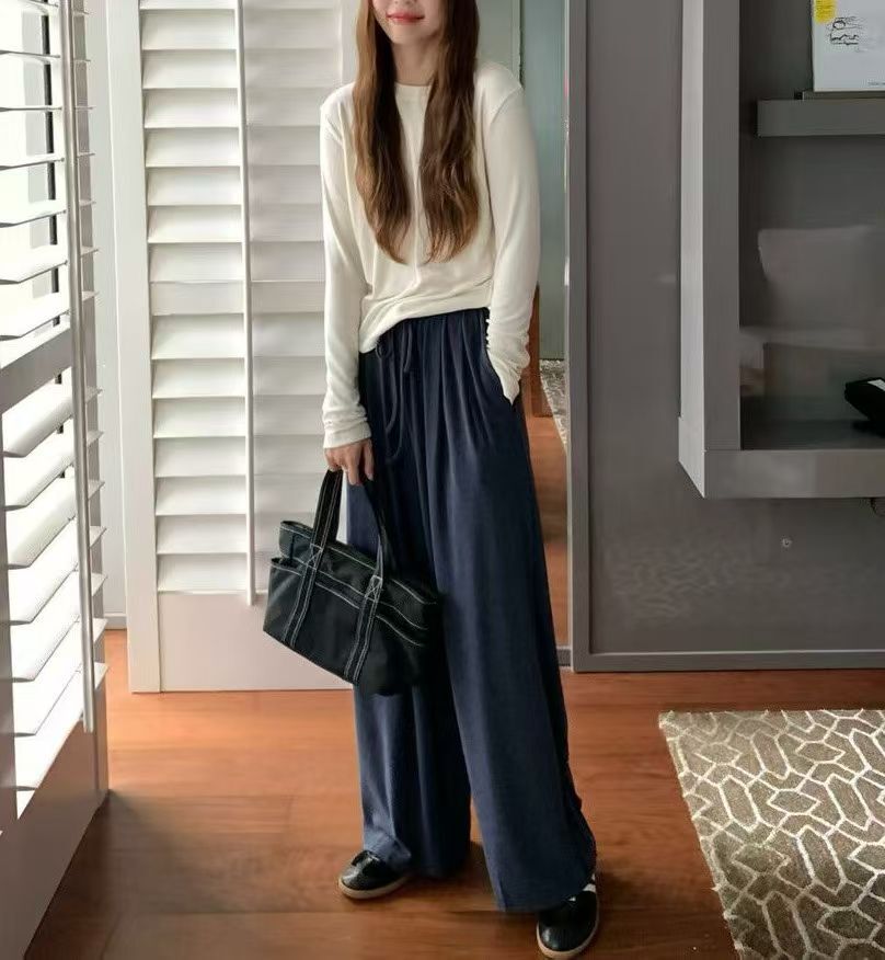 MI5021 寬鬆抽繩休閑褲