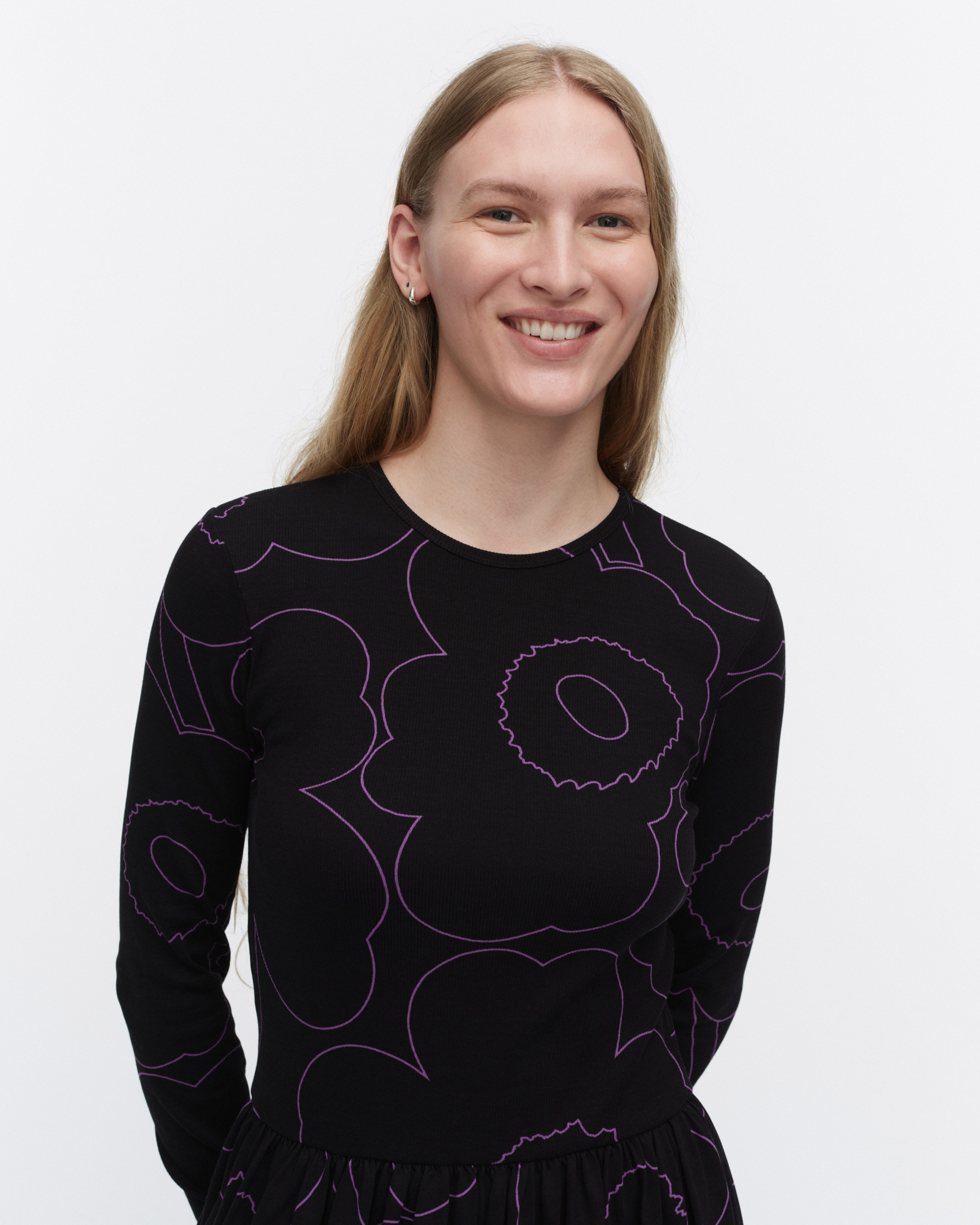 SH KUKKASET PIIRTO UNIKKO 印花洋裝