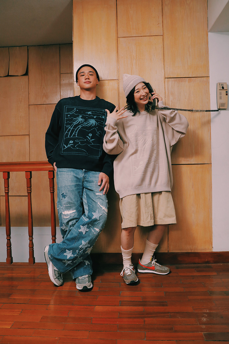 Scenery of Bawengweng Beach Long Sleeve Top Blue