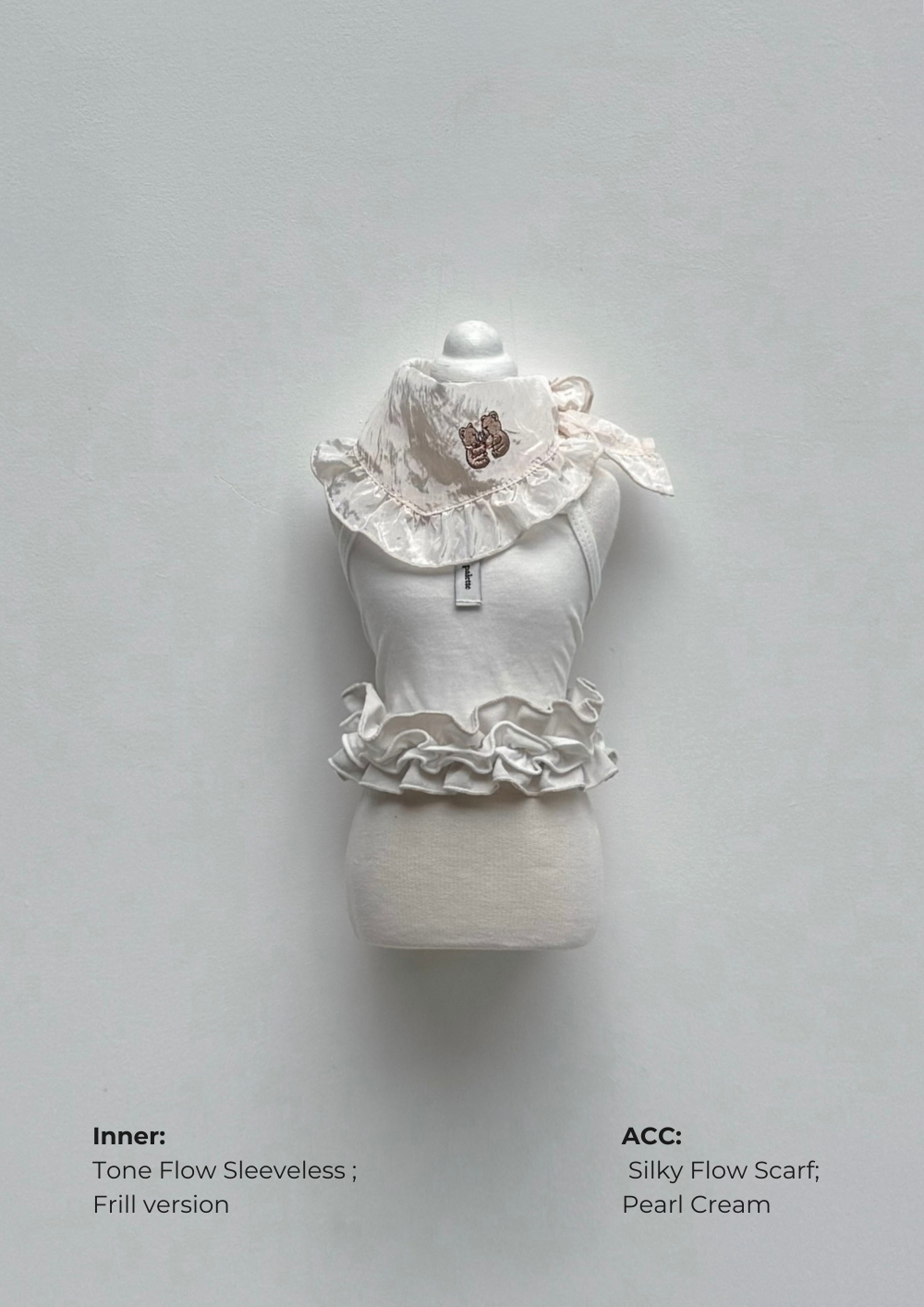 COZY-N 絲質流線領巾