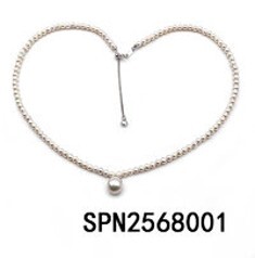 【直播】LL082834 S925銀 珍珠頸鏈(SPN2568001)