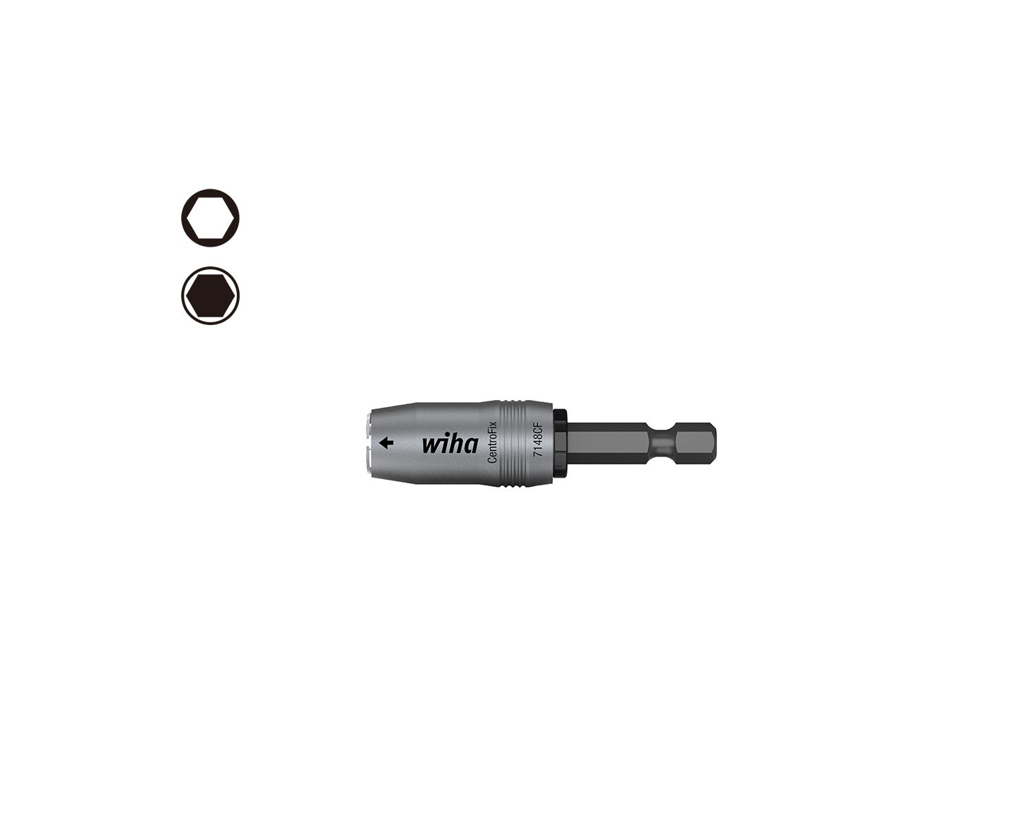 WIHA 39133 CentroFix 機械1鎖緊磁吸批頭轉接杆