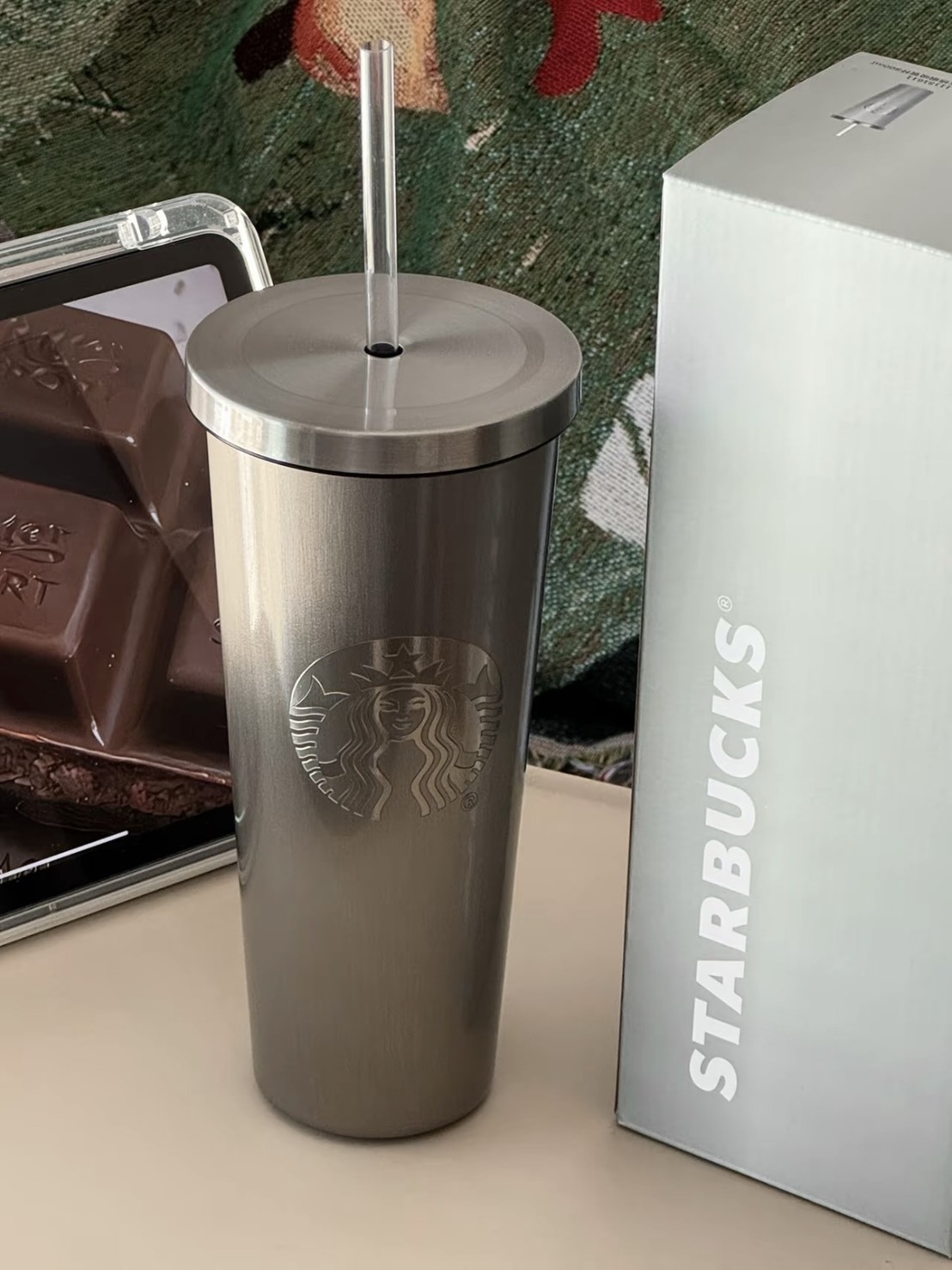 <快速出貨> STARBUCKS 星巴克 貓眼漸變水杯 800ml