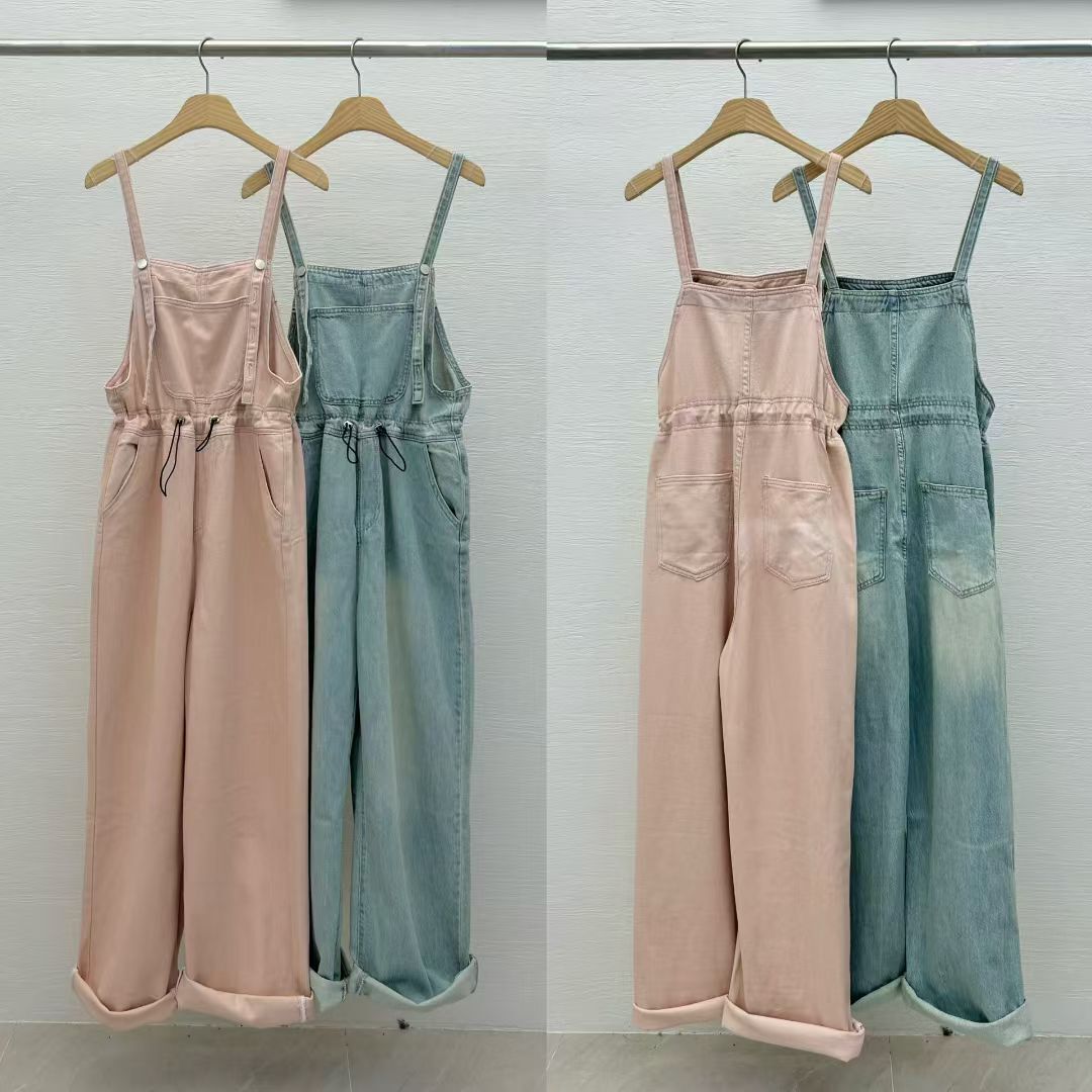 MI5030 抽繩收腰連身工人褲