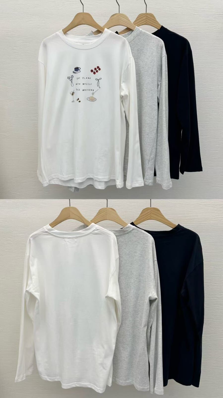 MI5033 小圖案長袖Tee