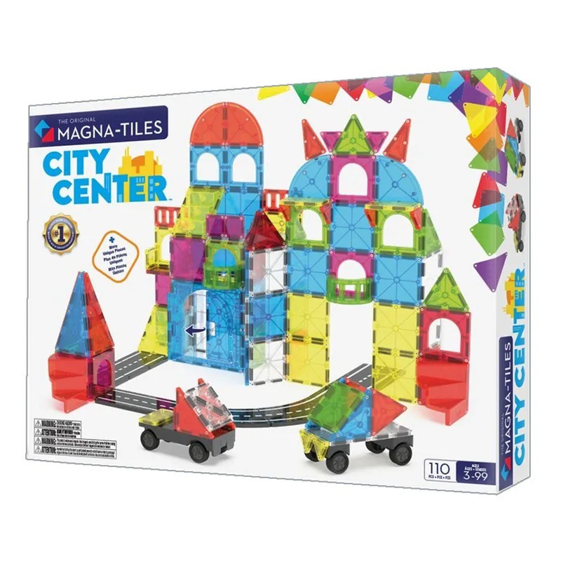 Magna-Tiles®Combo 磁力積木-110片城市大冒險