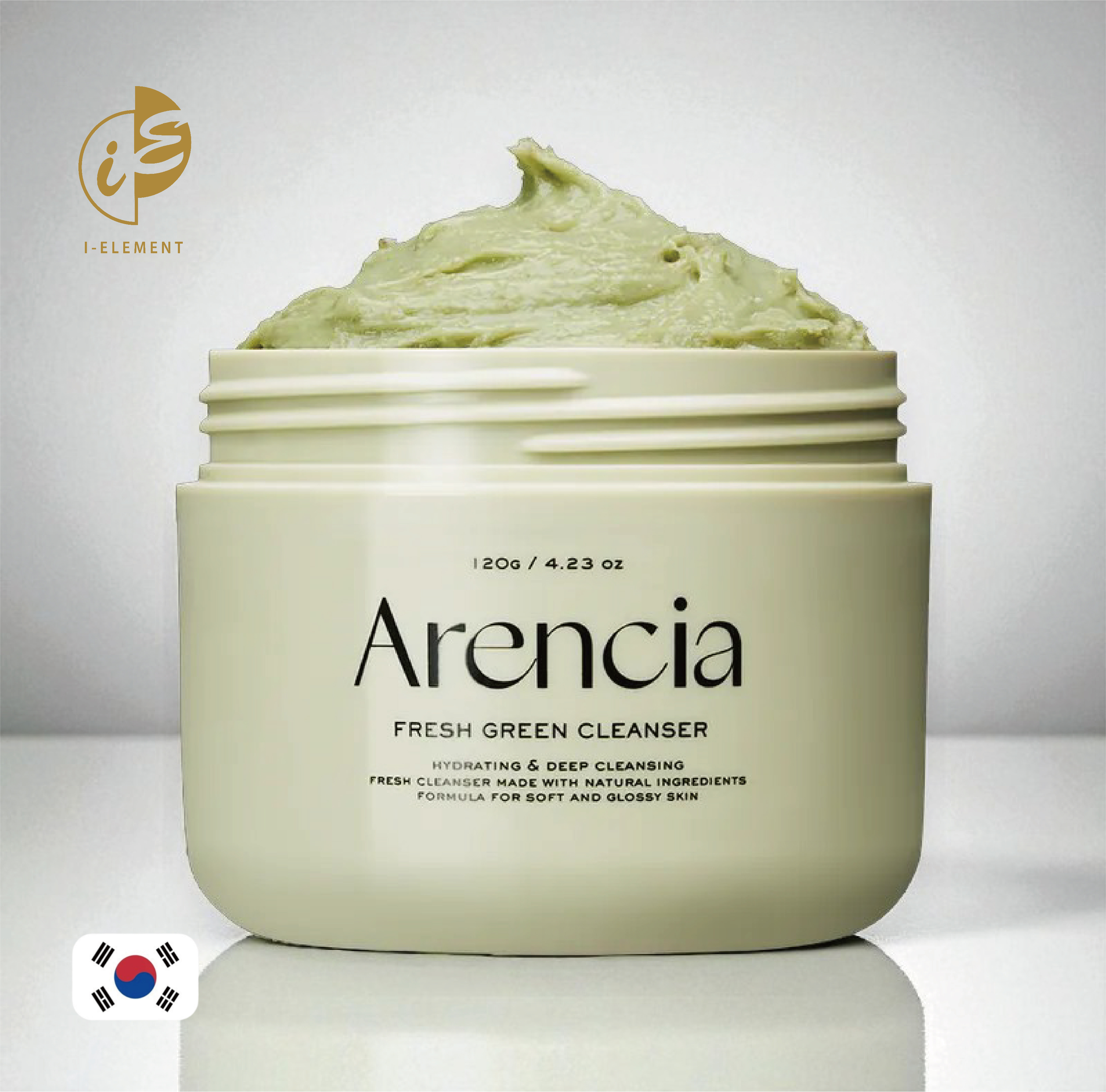 ARENCIA 皇家神香草年糕潔面乳 - 綠色 [120g]