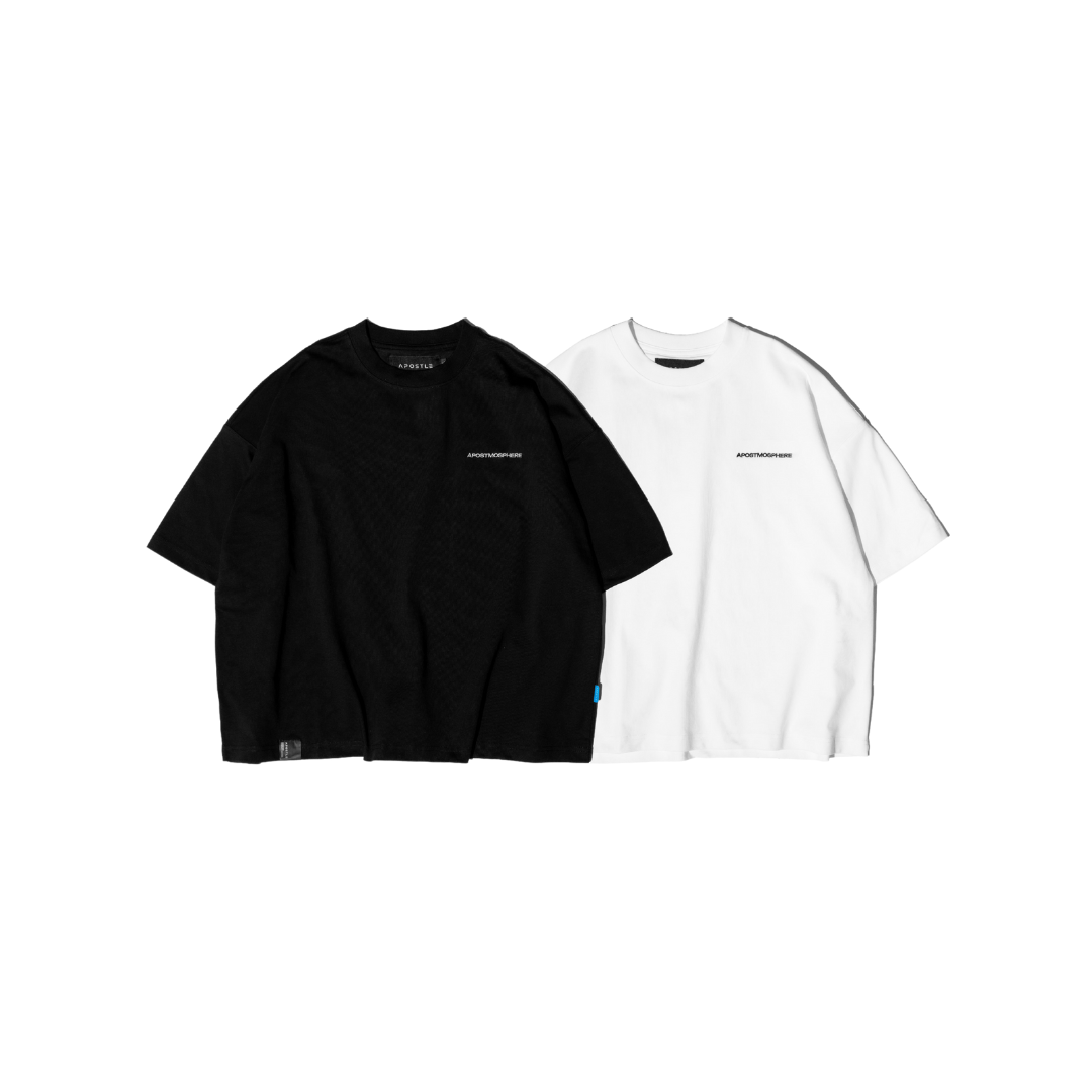 Apostle BX-02 Embroidered Logo Boxy Tee 2色