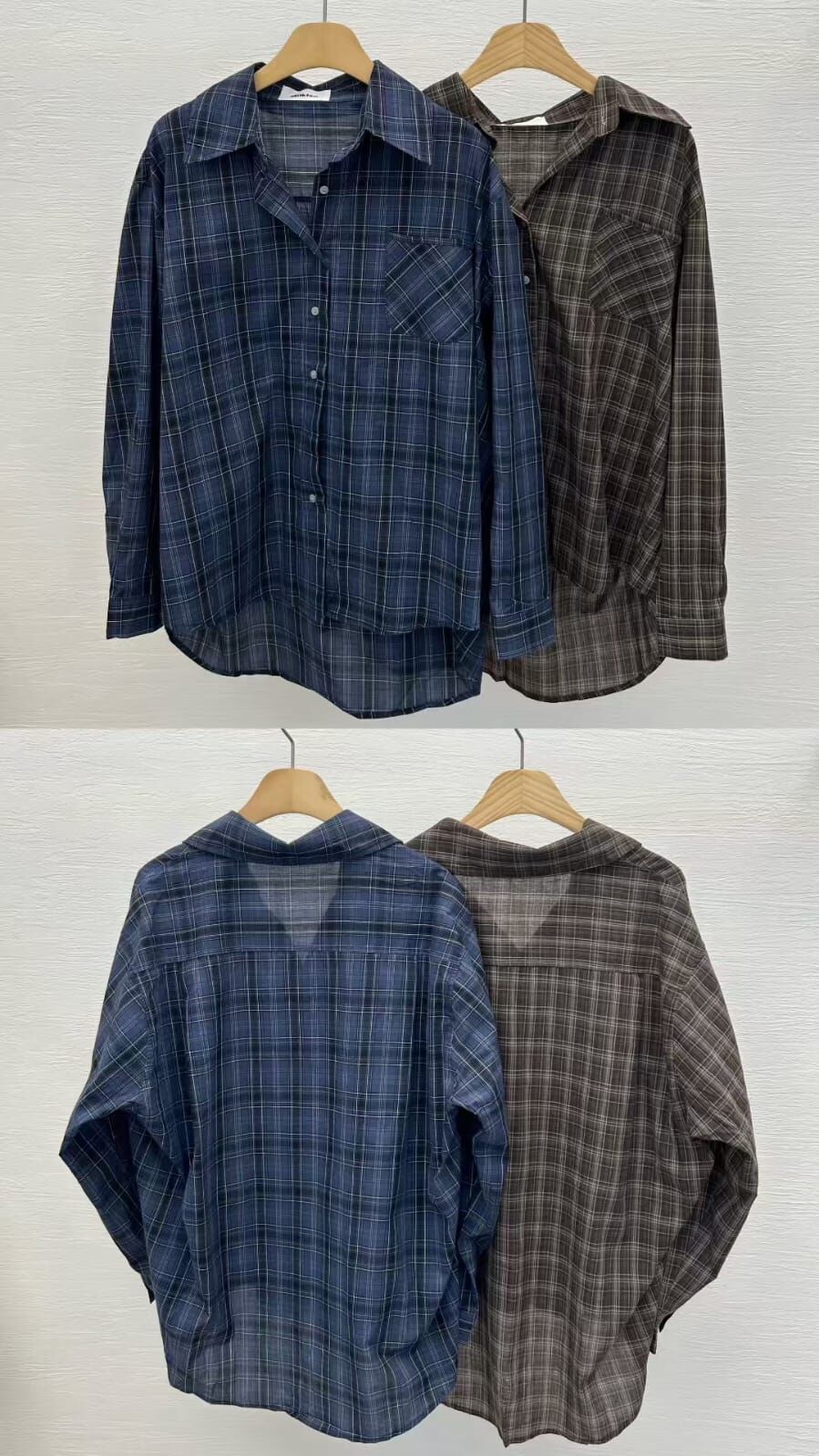 MI5039 英倫格仔薄恤衫