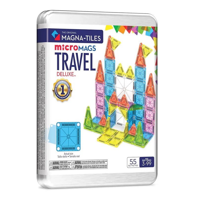 Magna-Tiles®迷你磁力積木-55片豪華旅行套組