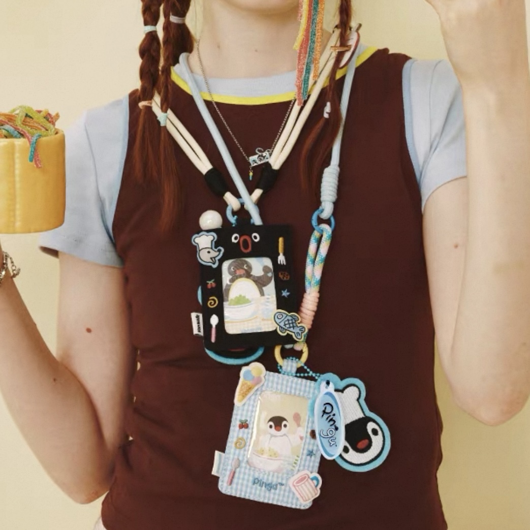 VANWALK x PINGU 企鵝家族 掛脖卡套 門禁卡 證件套 保護套