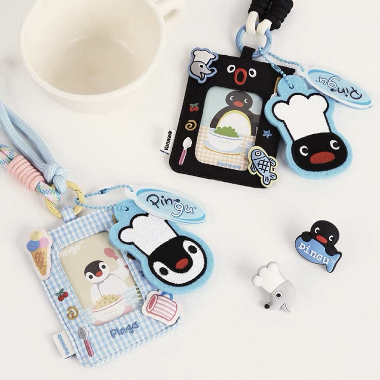 VANWALK x PINGU 企鵝家族 掛脖卡套 門禁卡 證件套 保護套