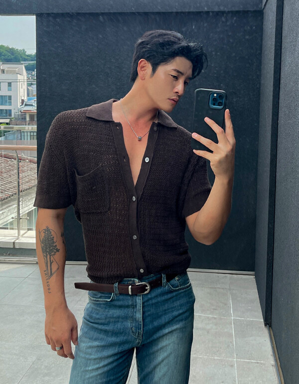 艾洛鉤針短袖開衫