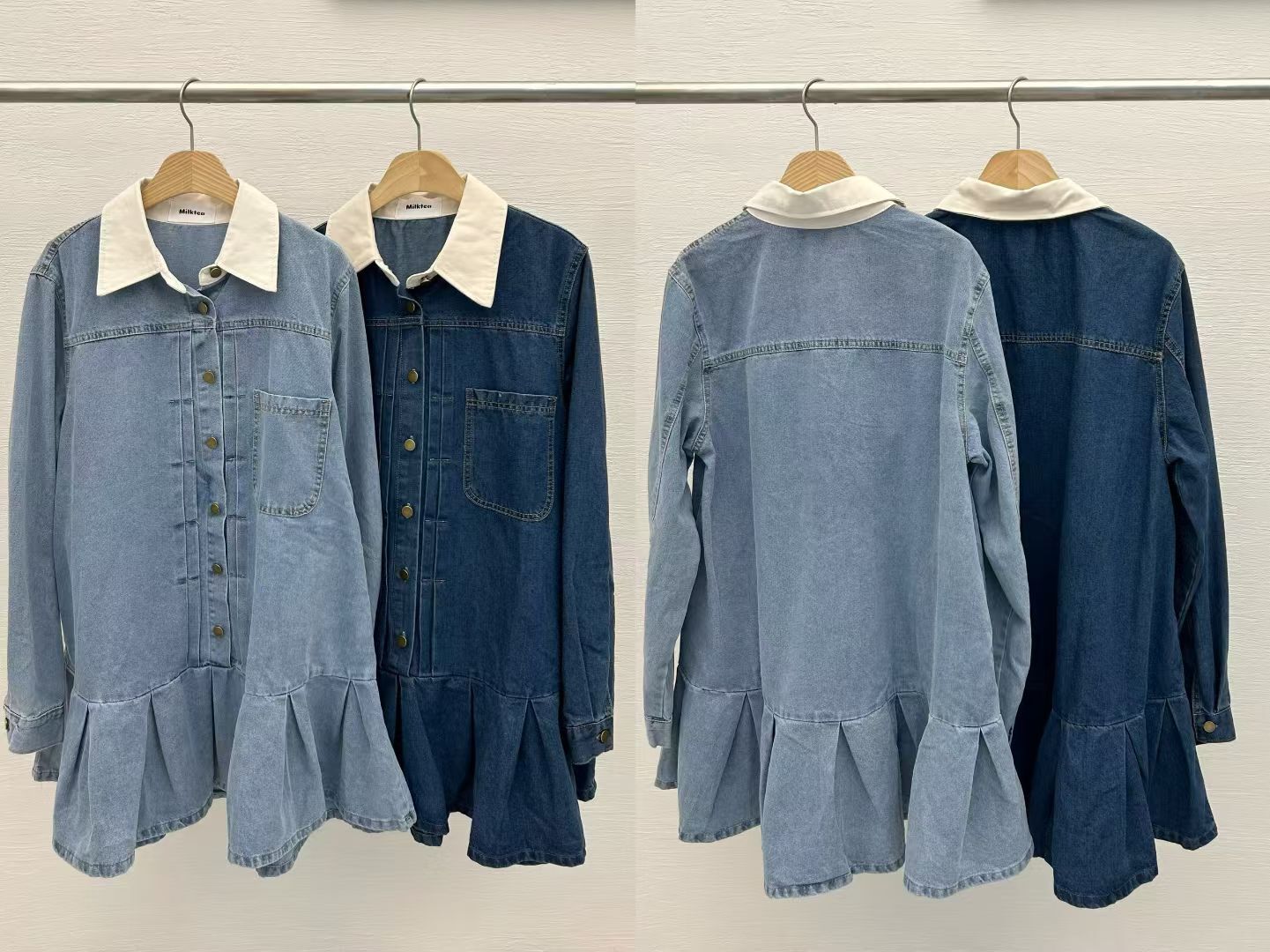 MI5045 牛仔恤衫連身裙