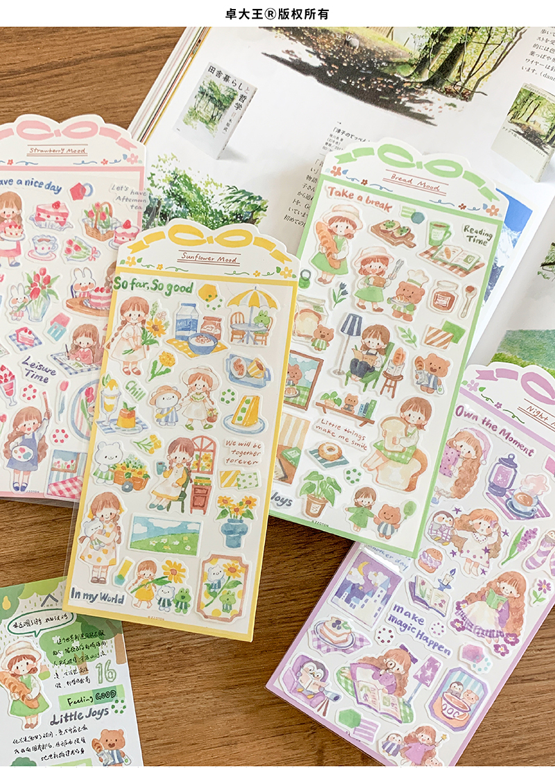 Molinta Sticker Sheets - Today's Mood