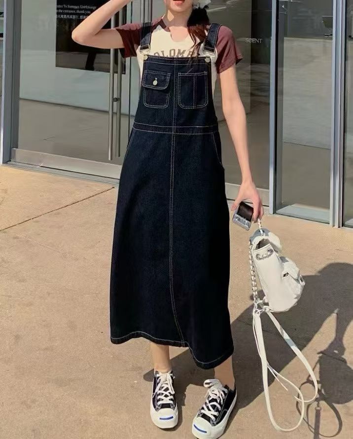 MI5046 明線工人連身裙