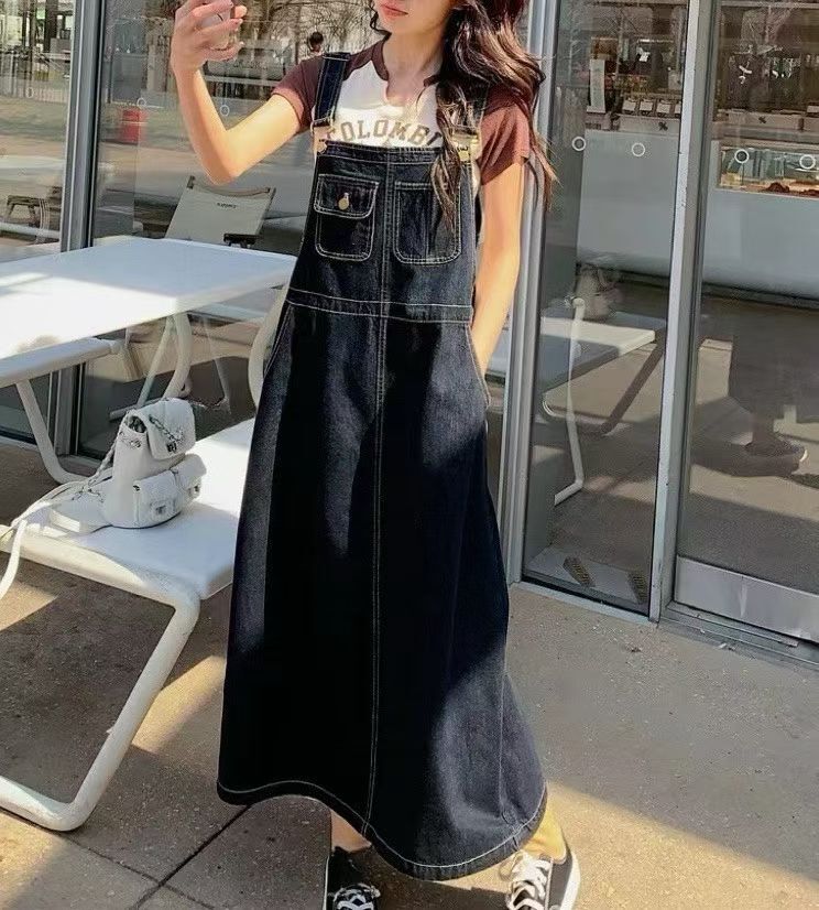 MI5046 明線工人連身裙