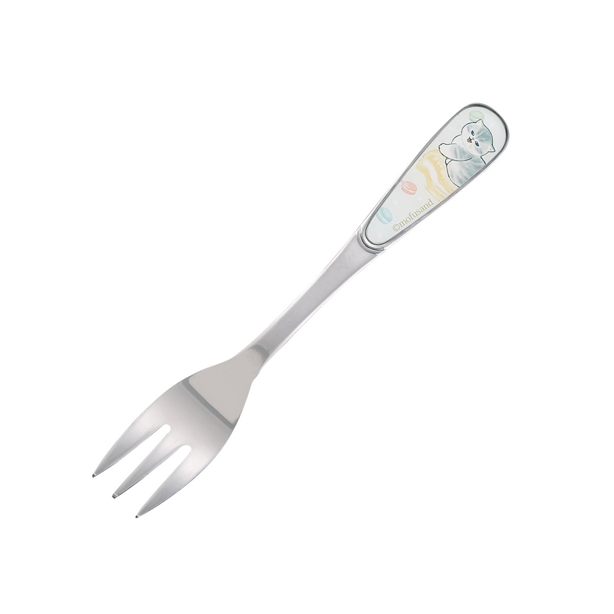 日本Yamaka mofusand 不銹鋼叉子 -馬卡龍 -MFS11-851